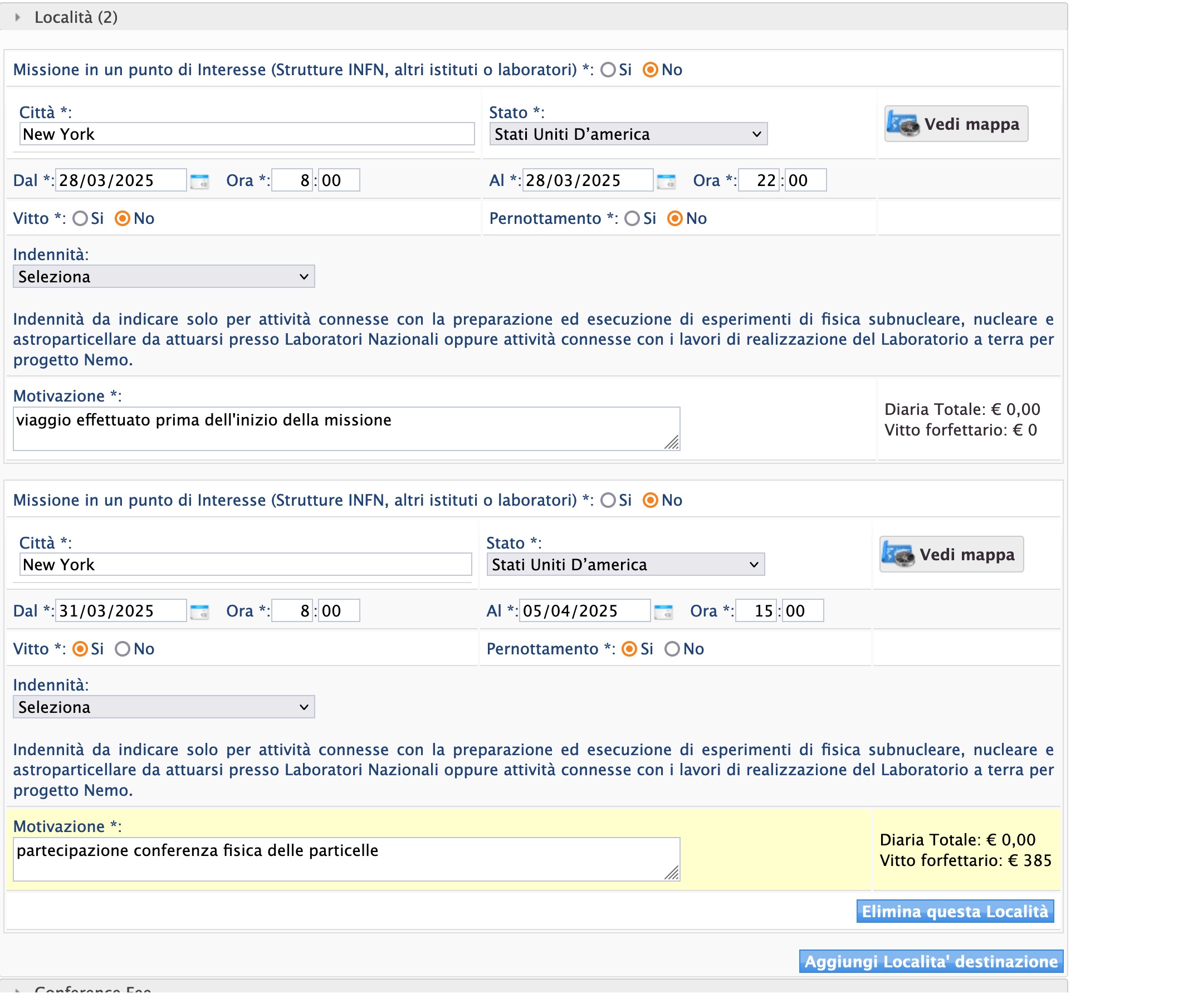 Immagine esplicativa sulle missioni